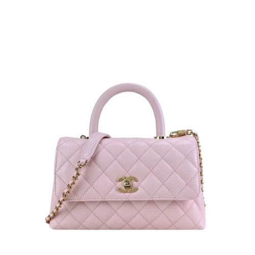 CHANEL FLAP BAG WITH TOP HANDLE