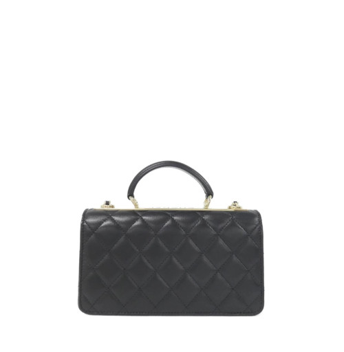 CHANEL FLAP BAG WITH TOP HANDLE