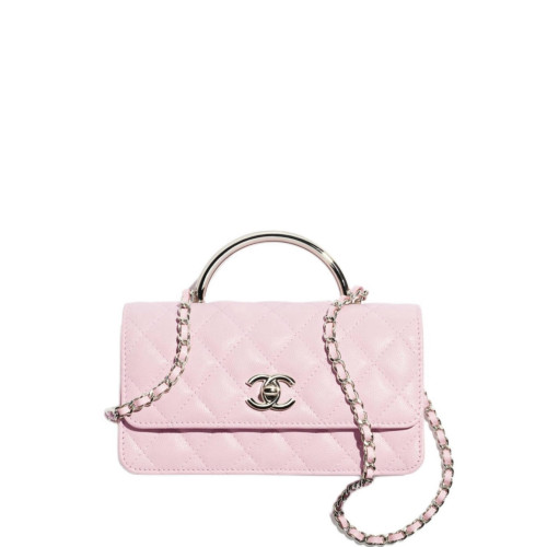 CHANEL FLAP BAG WITH TOP HANDLE