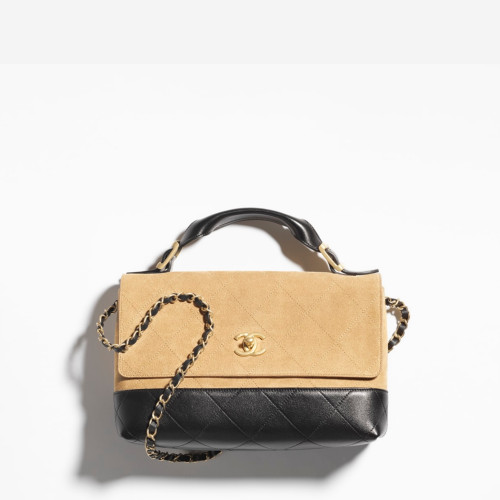 Chanel LARGE FLAP BAG WITH TOP HANDLE