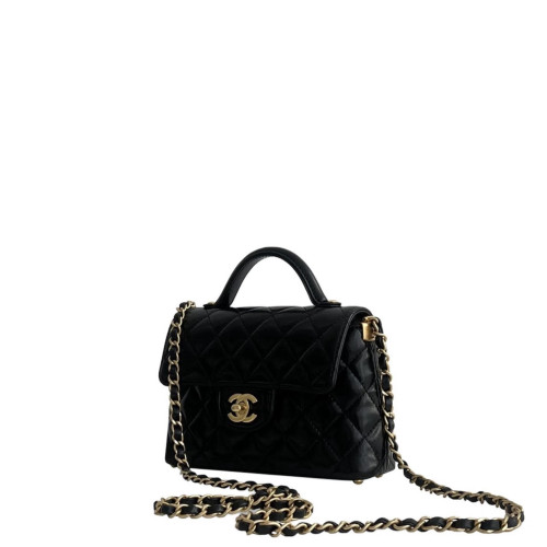 CHANEL Small FLAP BAG WITH TOP HANDLE