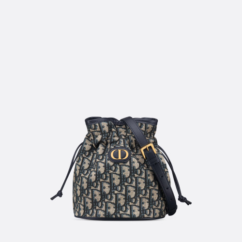 Dior 30 Montaigne Mini Bucket Bag with Drawstring