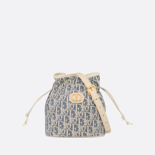 Dior 30 Montaigne Mini Bucket Bag with Drawstring