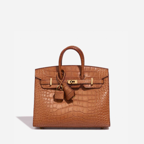 Hermes Birkin 20 Matt Alligator Gold Gold