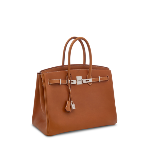 Hermes Birkin 35 Barenia Barenia Silver