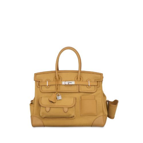 Hermes Birkin Cargo 35 Sesame Silver
