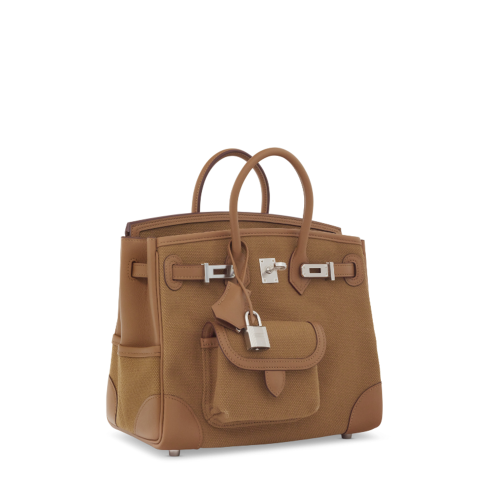 Hermes Birkin Cargo 25 Sesame Silver