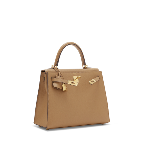 Hermes Kelly 25 Epsom Biscuit Gold