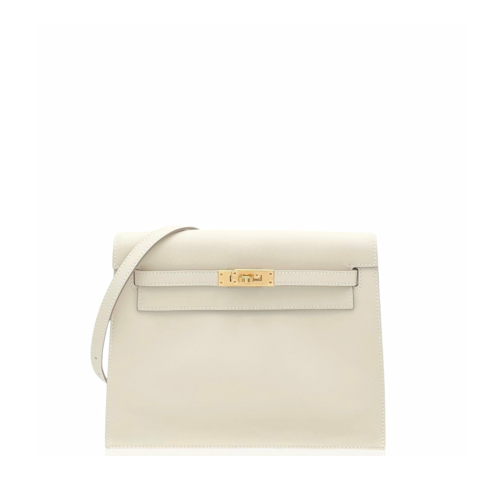 Hermes Kelly Danse 22 Evercolor Craie Gold