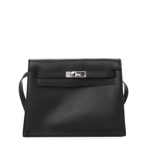 Hermes Kelly Danse 22 Evercolor Noir Silver