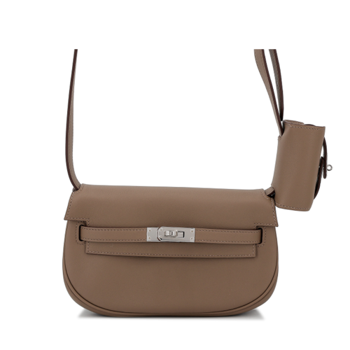 Hermes Kelly Moove Swift Etoupe Silver