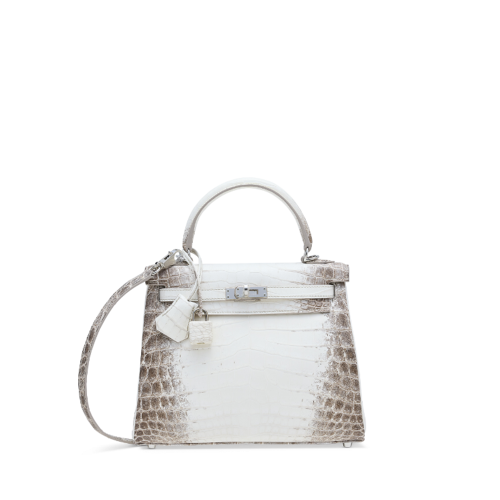 Hermes Kelly 25 Himalaya Silver