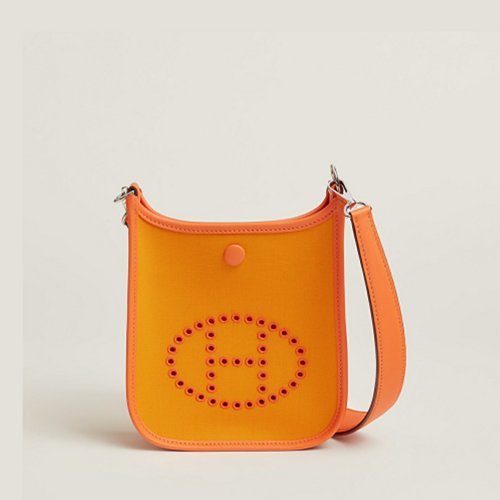 Hermes Neo Evelyne 16 Toile Feu Silver