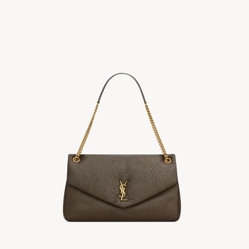 Saint Laurent CALYPSO LARGE IN GRAINED LAMBSKIN