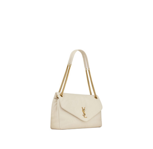 Saint Laurent CALYPSO LARGE IN GRAINED LAMBSKIN