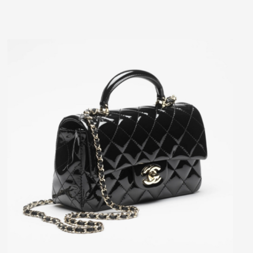 CHANEL Mini Classic Handbag With Top Handle