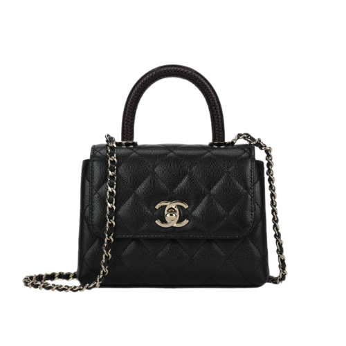 CHANEL Mini Flap Bag with Top Handle