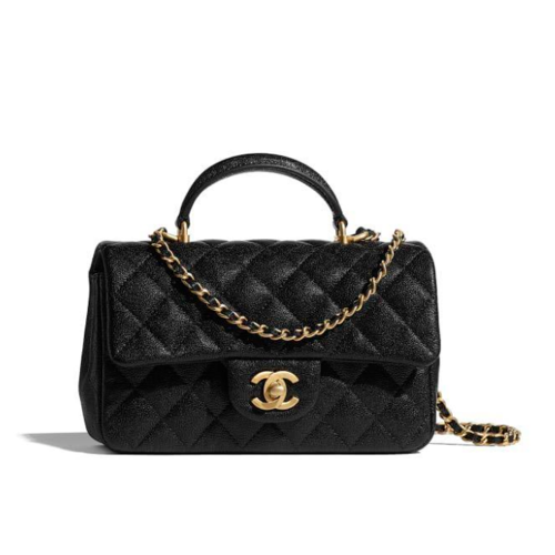 CHANEL Mini Flap Bag with Top Handle