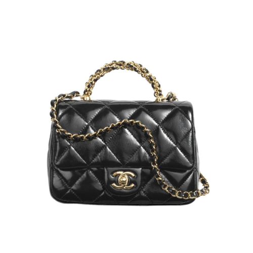 CHANEL Mini Flap Bag with Top Handle