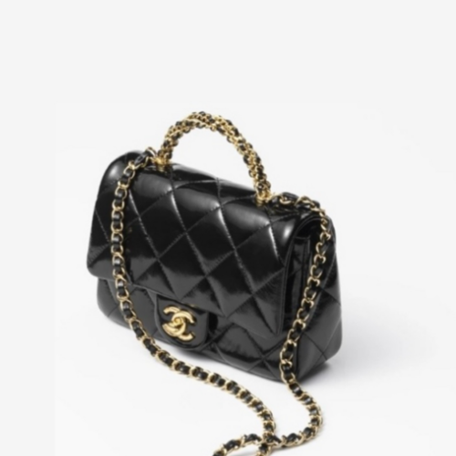 CHANEL Mini Flap Bag with Top Handle
