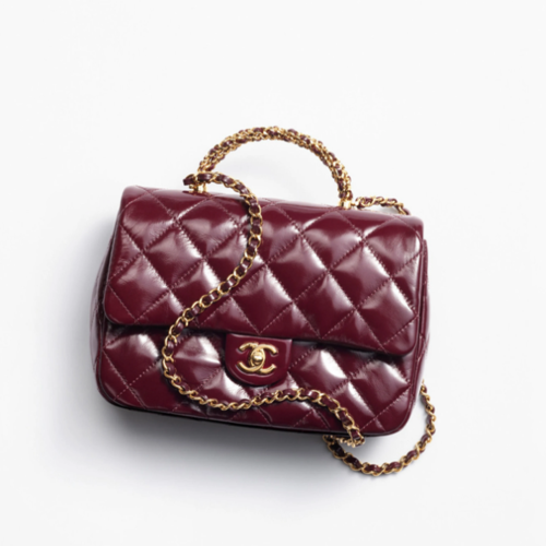 CHANEL Flap Bag with Top Handle