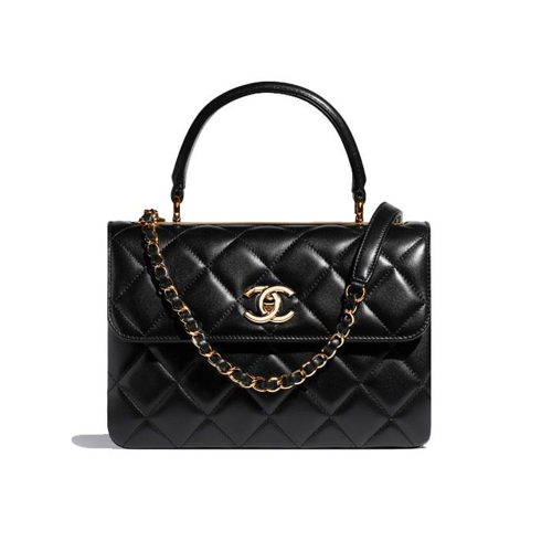 CHANEL Flap Bag with Top Handle