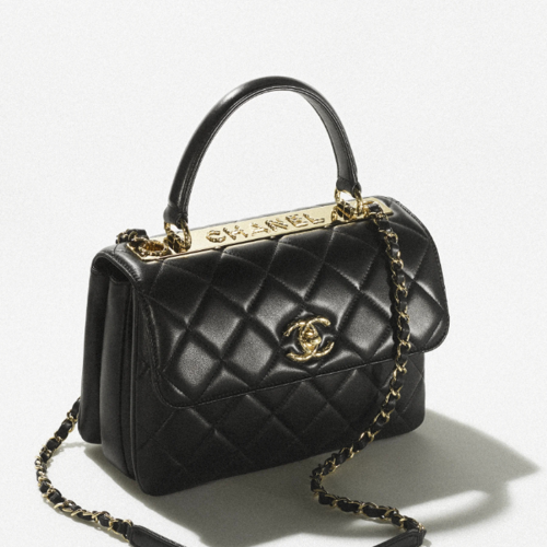 CHANEL Flap Bag with Top Handle