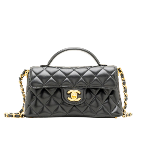 CHANEL Mini Flap Bag with Top Handle