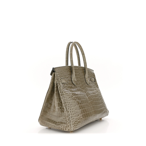 Hermes Birkin 30 Nile Crocodile Gris Tourterelle Gold