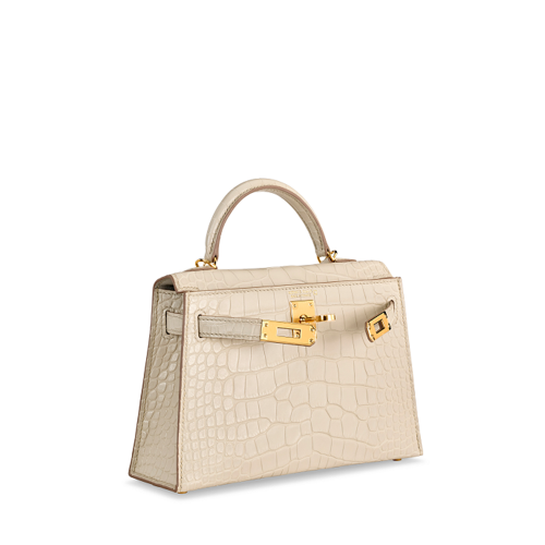 Hermes Kelly Mini II Beton Gold
