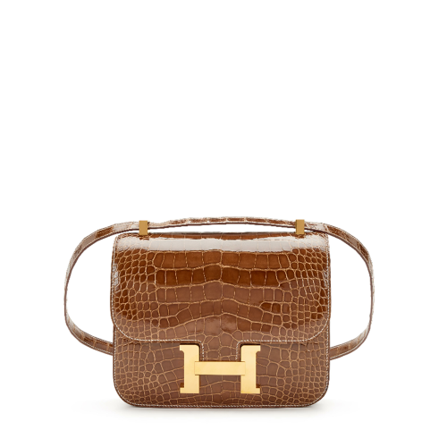 Hermes Constance 18 Alligator Ficelle Gold