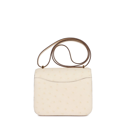 Hermes Constance 18 Ostrich Gold
