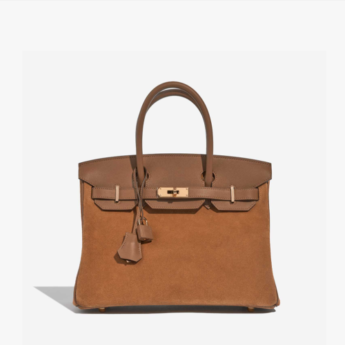 Hermes Birkin 30 Swift x Grizzly Gold Gold