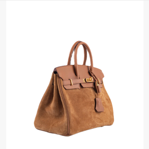 Hermes Birkin 25 Swift x Grizzly Gold Gold