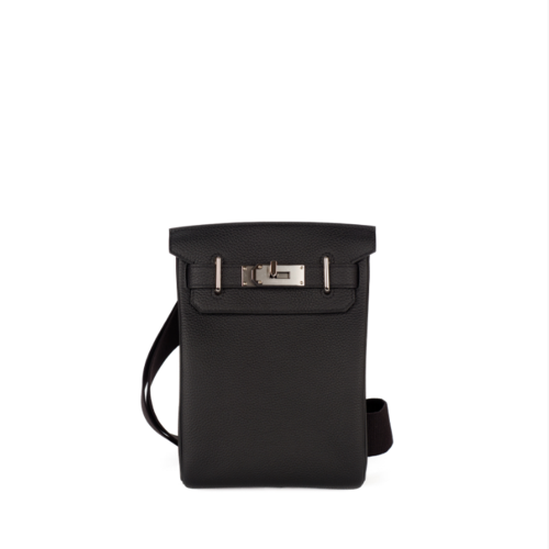 Hermes HAC A DOS PM Togo Noir Silver