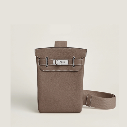 Hermes HAC A DOS PM Togo Etoupe Silver