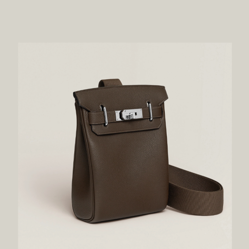 Hermes HAC A DOS PM Togo Ebene Silver