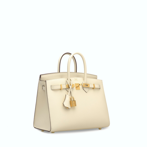 Hermes Birkin 25 Epsom Craie Gold 