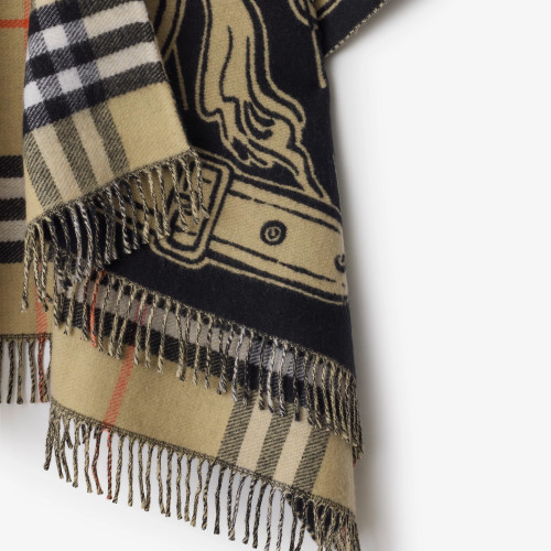 Burberry Stormy Knight Wool Cape
