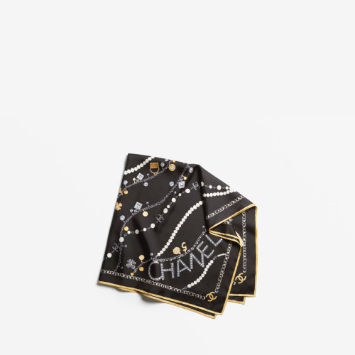 CHANEL SQUARE SCARF