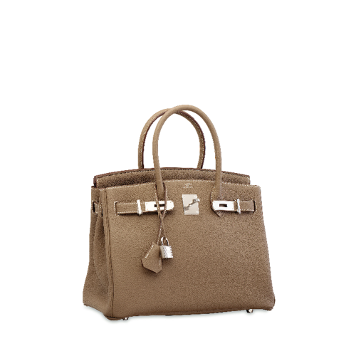 Hermes Birkin 30 Togo Etoupe Silver
