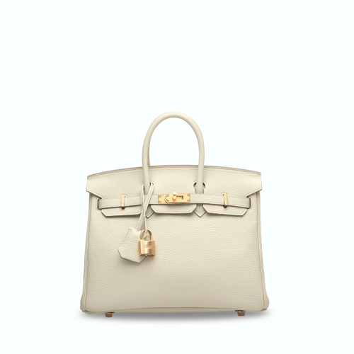 Hermes Birkin 25 Togo Craie Gold