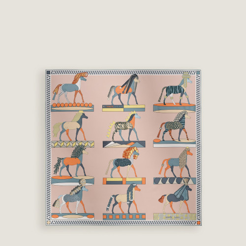 Hermes Le Philateliste du Faubourg scarf 90