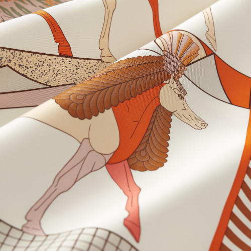 Hermes Le Philateliste du Faubourg scarf 90