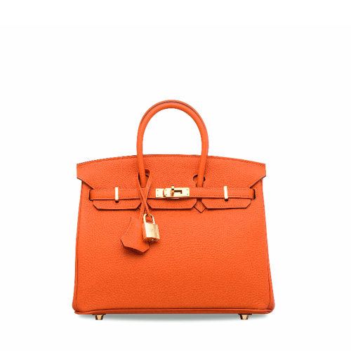 Hermes Birkin 25 Togo Orange Gold