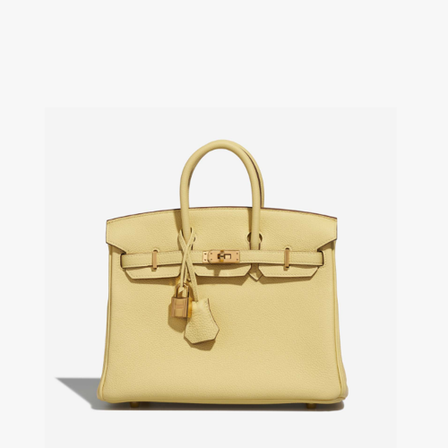 Hermes Birkin 25 Togo Jaune Poussin Gold