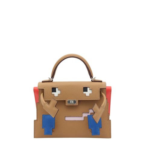 Hermes Kelly Doll Epsom Silver