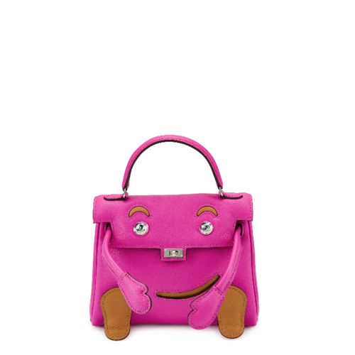 Hermes Kelly Doll Swift Magnolia Silver