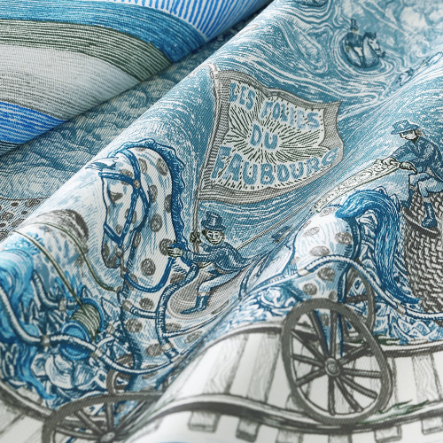 Hermes Les Folies du Faubourg scarf 