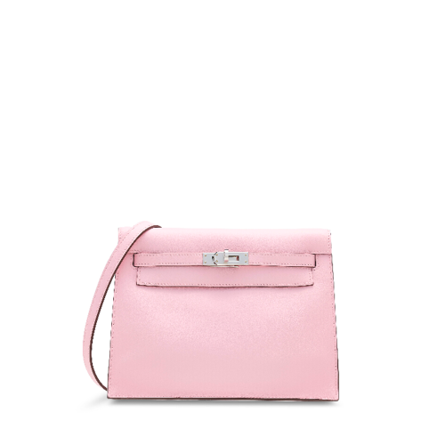 Hermes Kelly Danse Swift Rose Sakura Silver